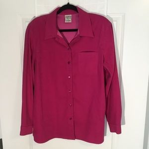 Allison Daley Women’s Button Down Shacket Pink Size 16